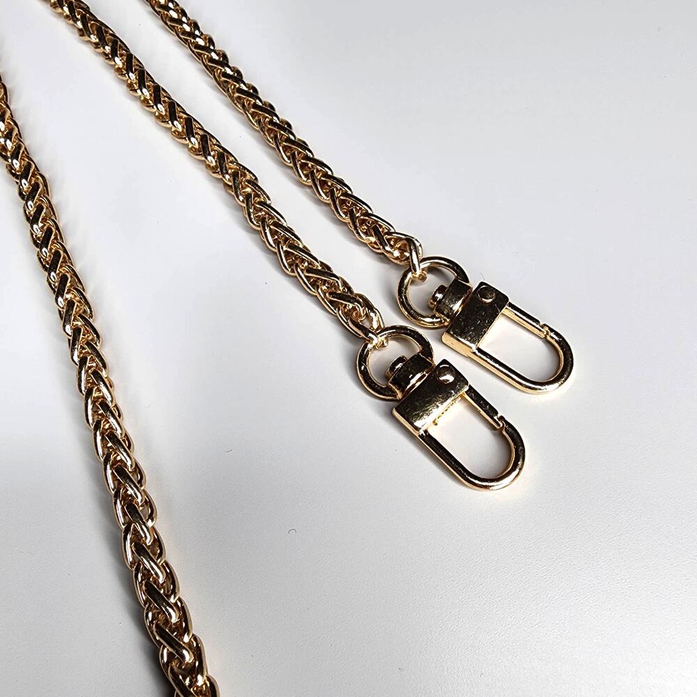 Gold Adjustable Purse Chain Strap 47 Inch Make your Wallet a Crossbody